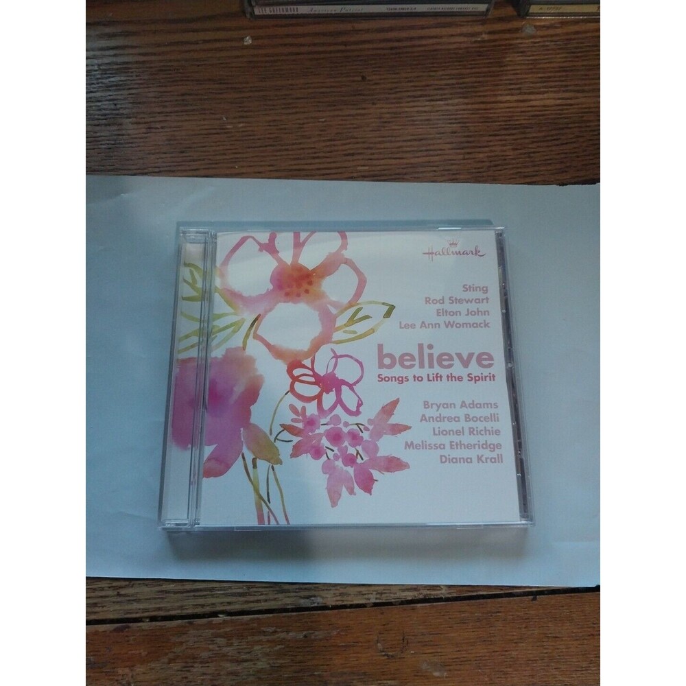 Believe Songs to Lift the Spirit CD Hallmark Sting Rod Stewart Elton John Etc.